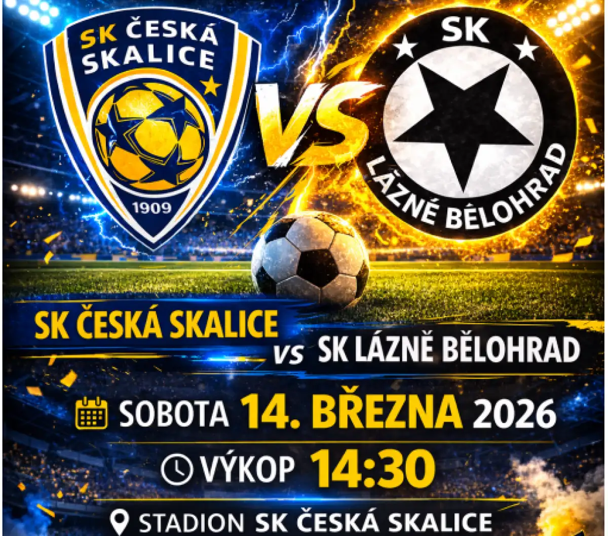 První jarní domácí utkání A týmu je tady!