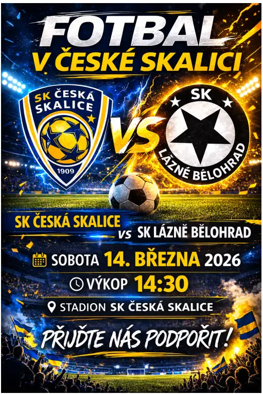 První jarní domácí utkání A týmu je tady!