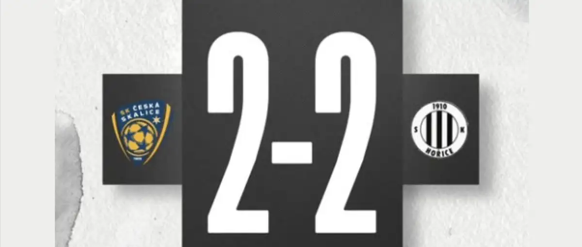 S Hořicemi bereme bod za remízu 2:2