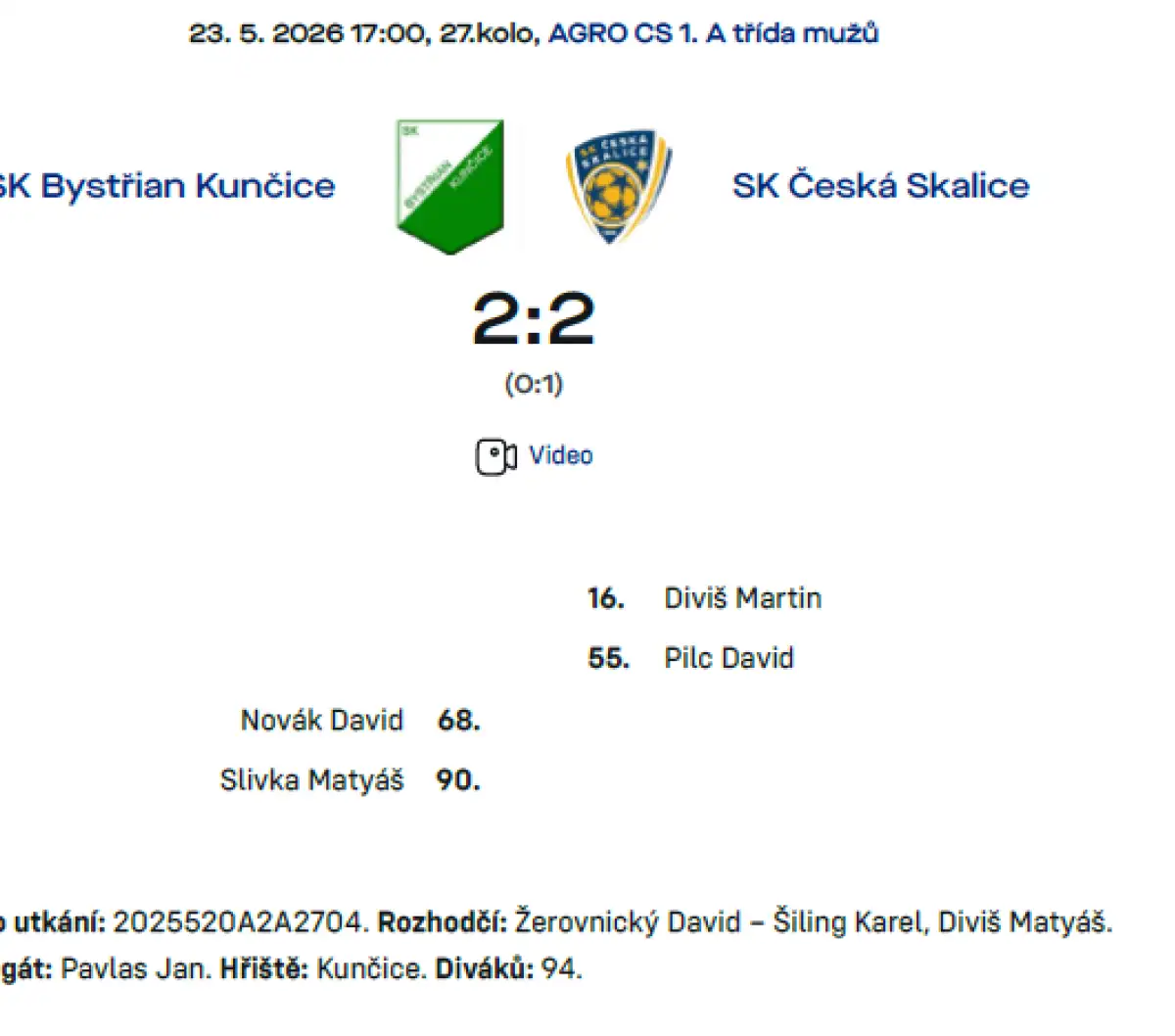 Áčko veze bod z Kunčic